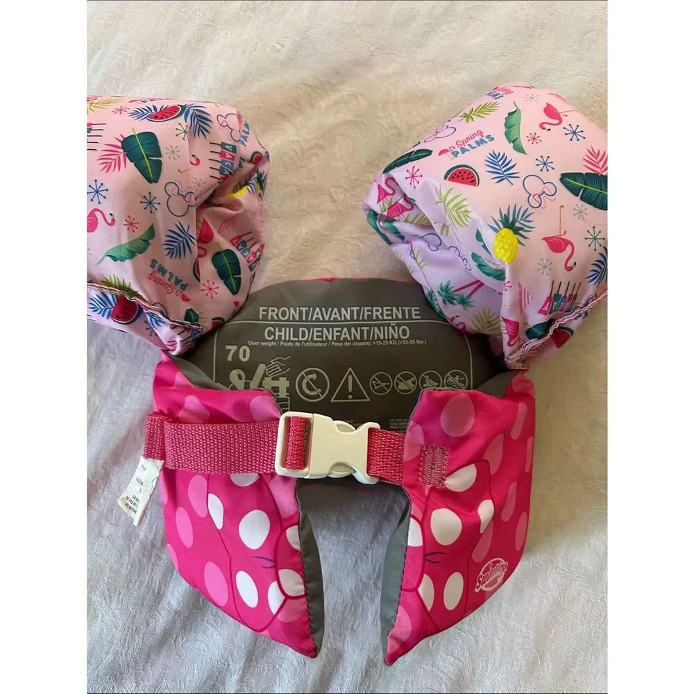 Swimways Minnie Mouse Disney Swim Trainer Life Jacket CHILD SZ 33